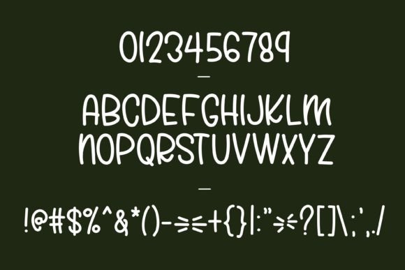 Jolly Elf Font PNG with transparent background - Preview 1