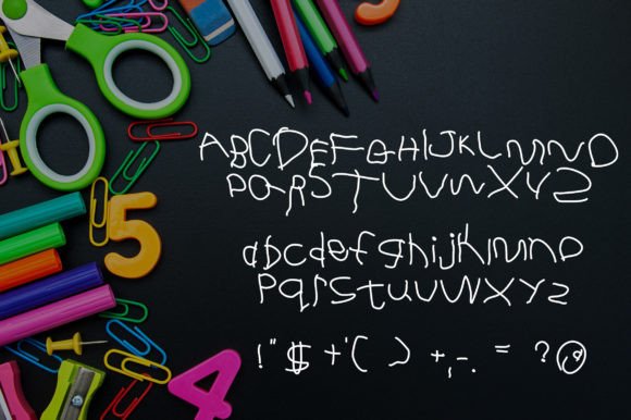 Kid-ergarten Font - Preview 1