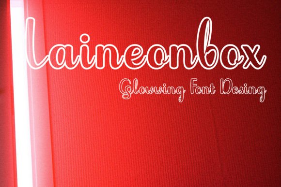 Laineonbox Font PNG with transparent background - Preview 1