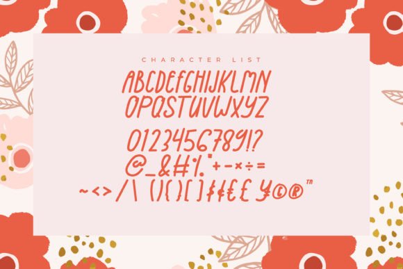 Lufiana Font PNG with transparent background - Preview 4