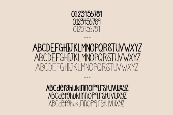 Milk and Cookies Font PNG with transparent background - Preview 1