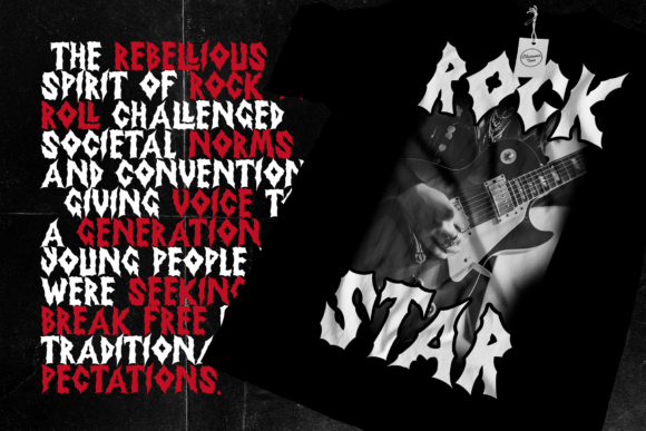 Riotspike Crossbones Font PNG with transparent background - Preview 4
