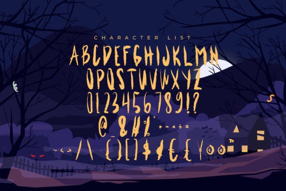 Rumbling Font PNG with transparent background - Preview 4
