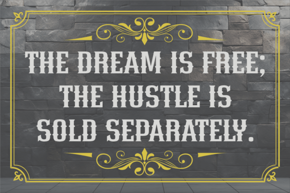 Sambo Victorian Font PNG with transparent background - Preview 3