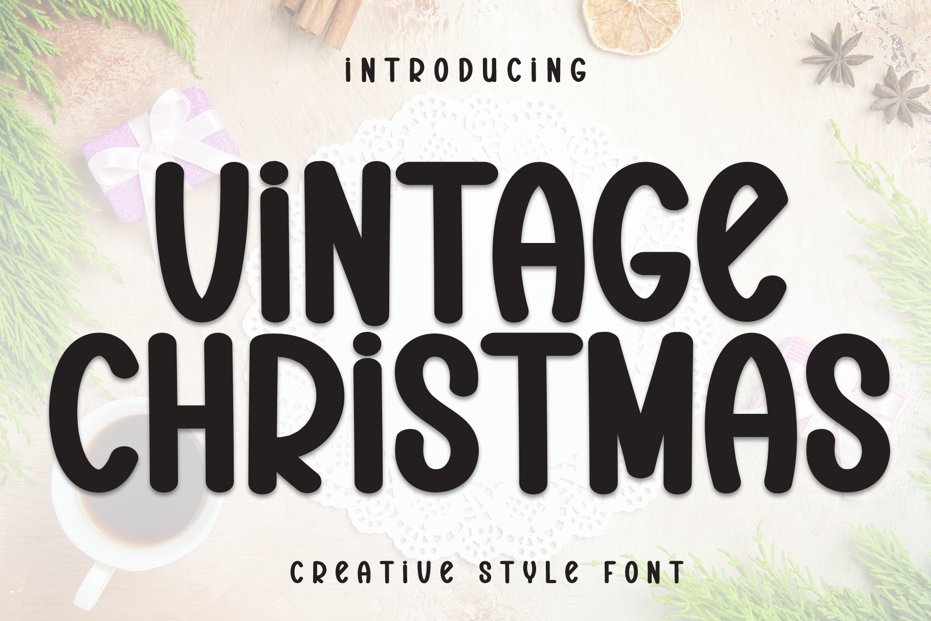 Vintage Christmas Font - photo 1