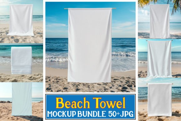 Beach Towel Mockup Bundle 01 Grafik Saisonale Ereignisse Von Design And Mockup Store 24/7