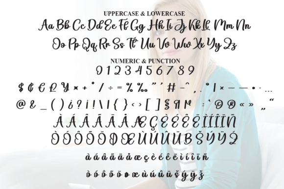 Blonde Aunty Font - Preview 6