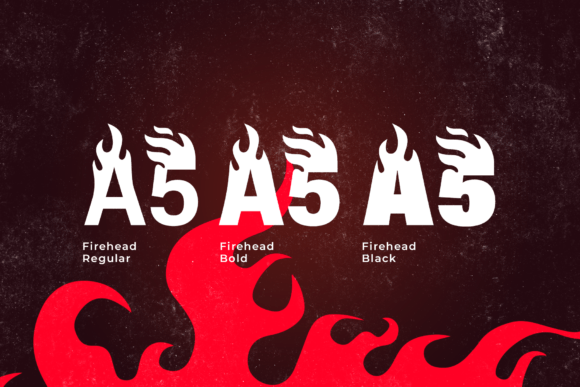Firehead Font - Preview 1