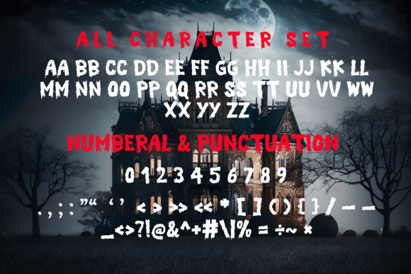 Ghost Mansion Font - Preview 6