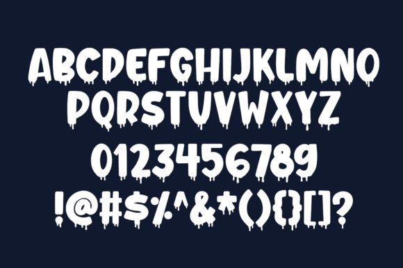 Losing Death Font PNG with transparent background - Preview 2