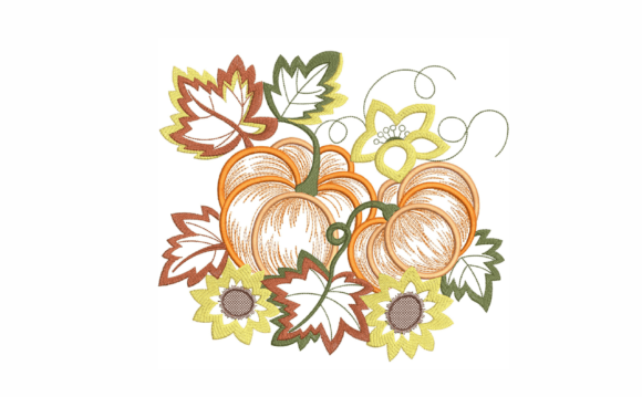 Pumpkin Embroidery