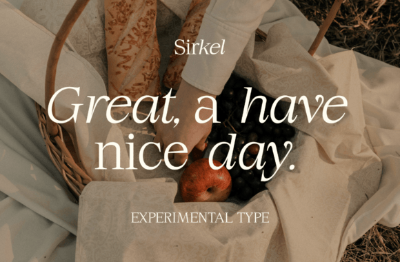 Sirkel Font PNG with transparent background - Preview 2