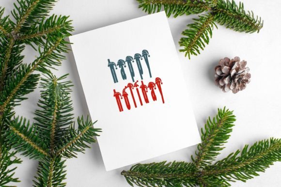 Snow Town Font PNG with transparent background - Preview 5