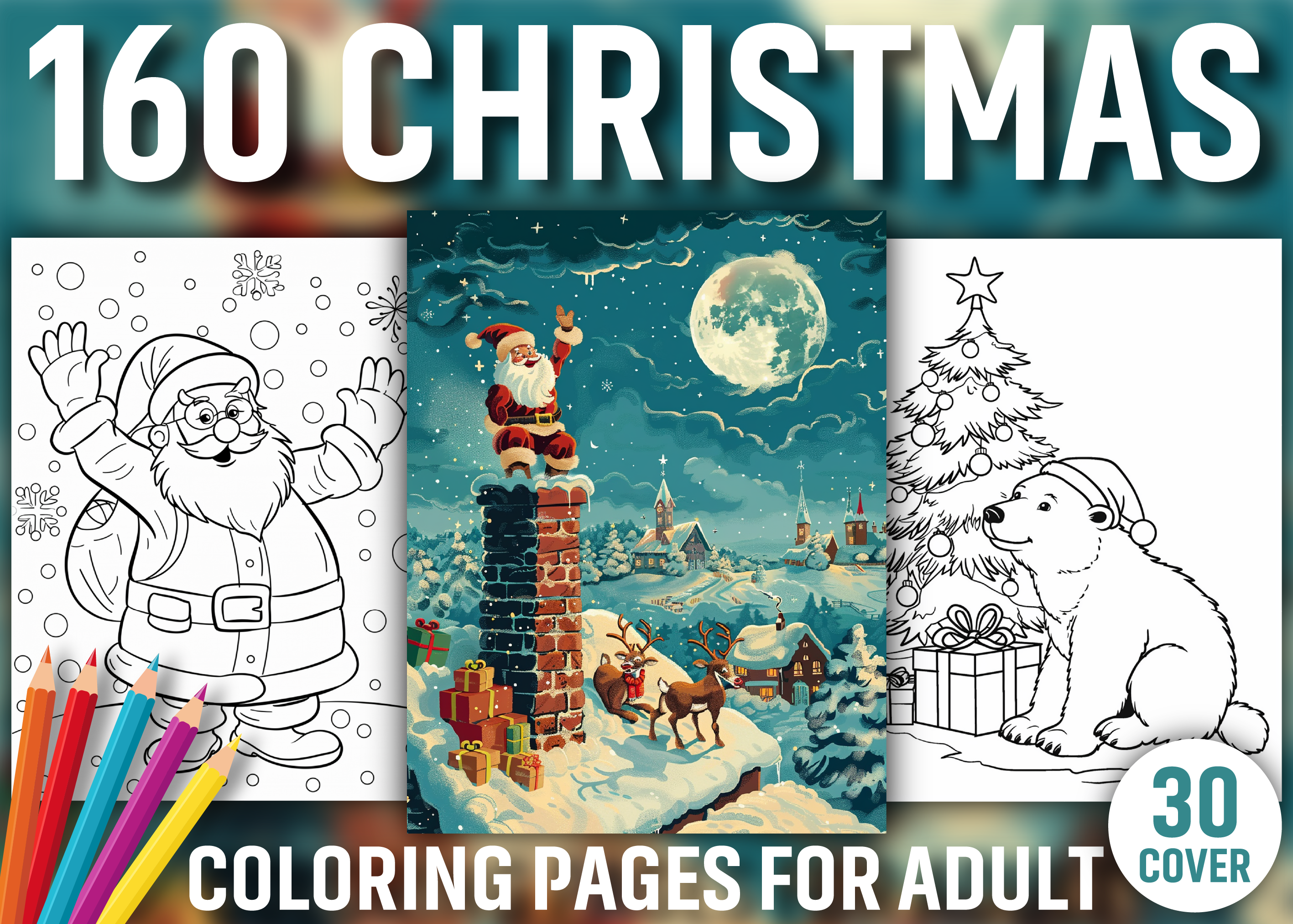 Christmas Coloring Pages for Adults