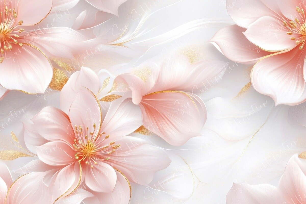 Elegant Blossoms Seamless Pattern Graphic by Sun Sublimation · Creative ...