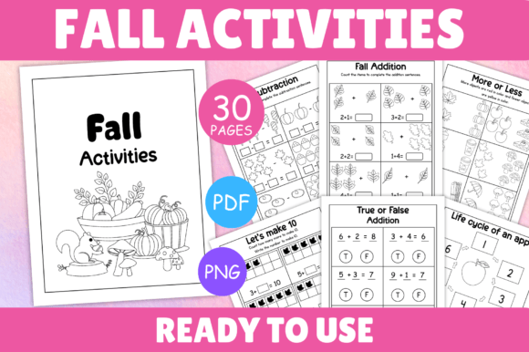 Fall Activity Book for Kids