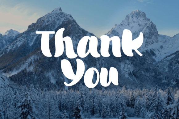 Hallo Winter Font - Preview 4