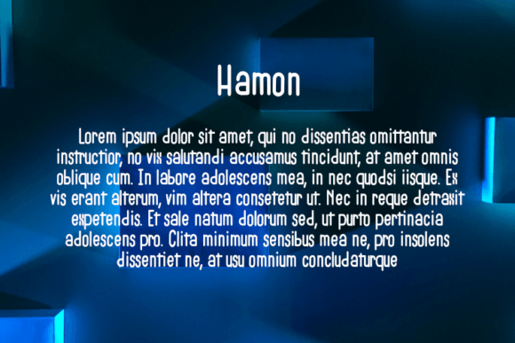 Hamon Font - Preview 3