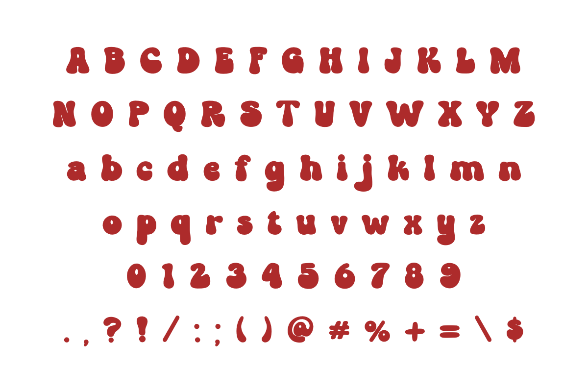 Retro Christmas Font - photo 2