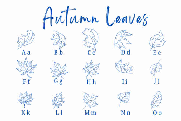 Autumn Leaves Font - Preview 1