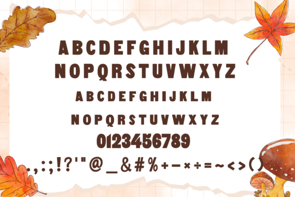 Autumn Season Font - Preview 1