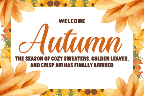 Autumn Season Font - Preview 4
