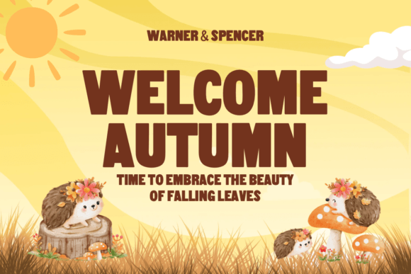 Autumn Season Font - Preview 5