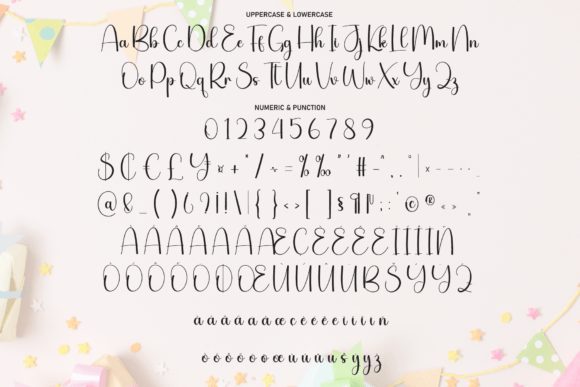Birthday Font - Preview 6