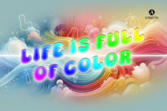 Bubbloom Font - Preview 1