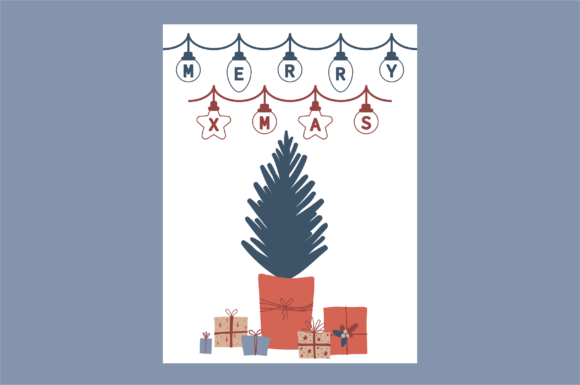 Bunting Christmas Light Font - Preview 3
