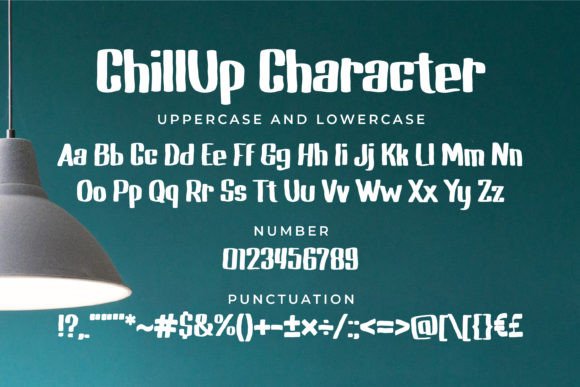 Chill Up Font - Preview 3