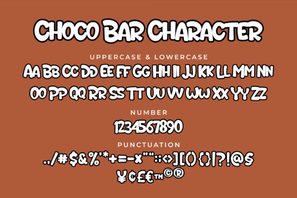 Choco Bar Font - Preview 5