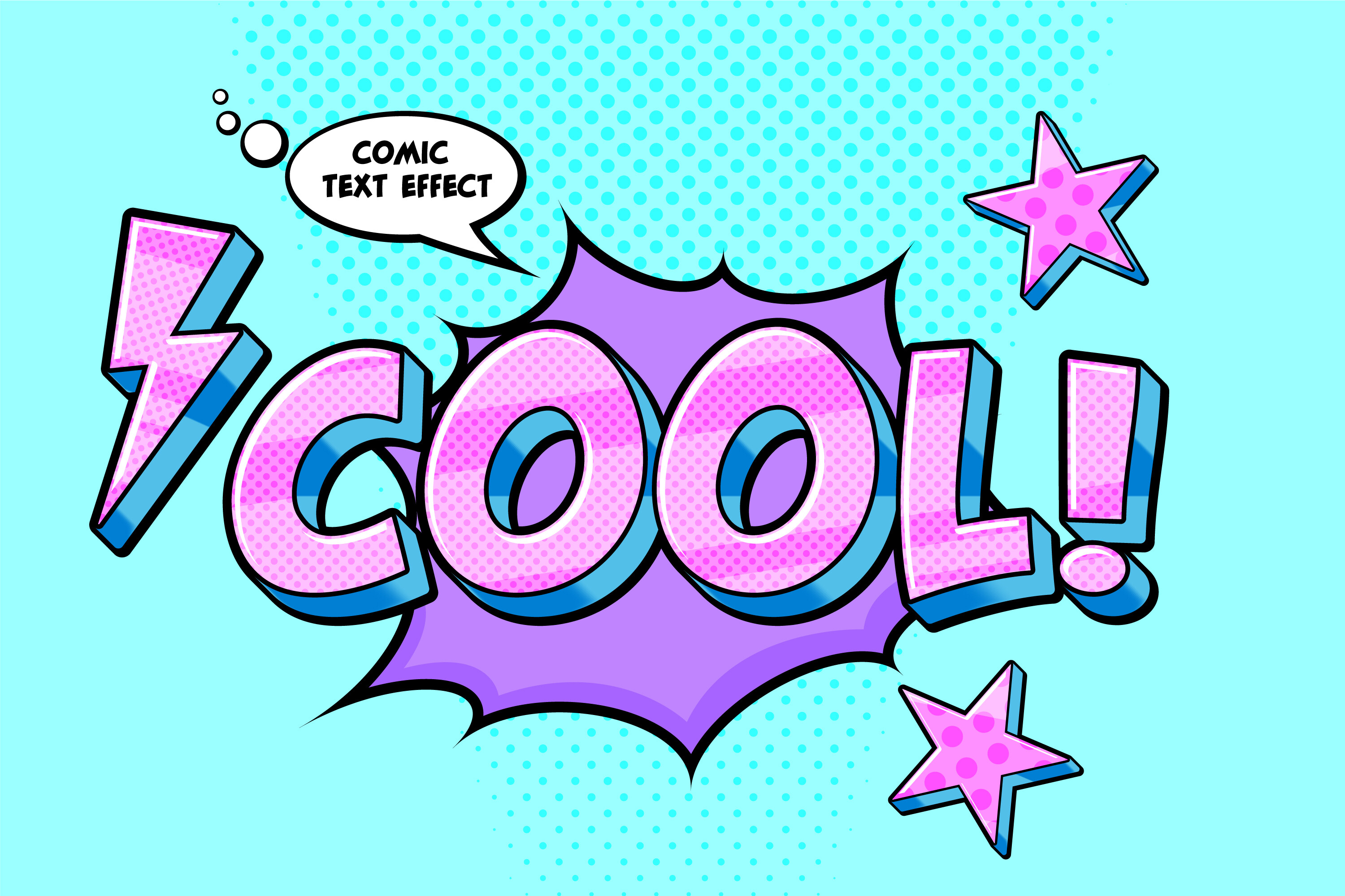 Comic Book Text Effect Generator Graphic by sailor · Creative Fabrica