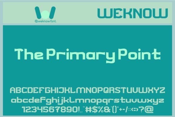 Core Thought Font - Preview 1