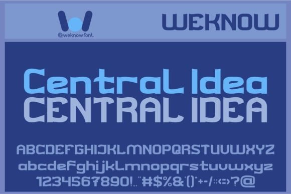 Core Thought Font - Preview 2