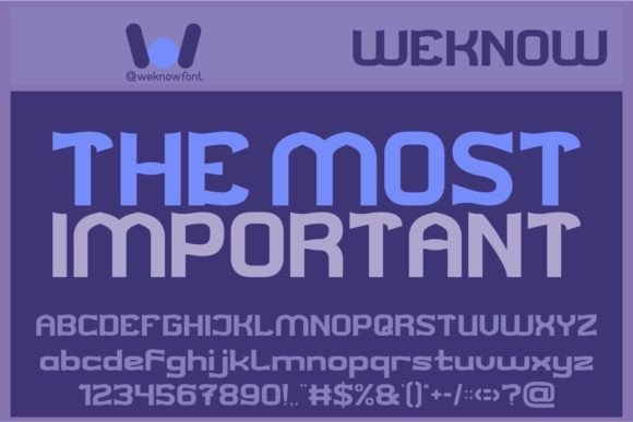 Core Thought Font - Preview 3