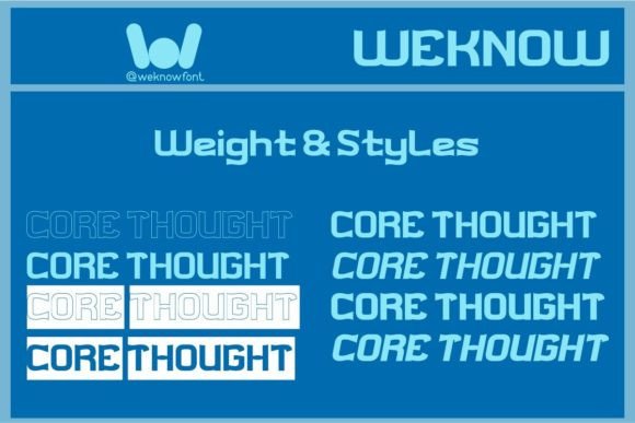 Core Thought Font - Preview 5