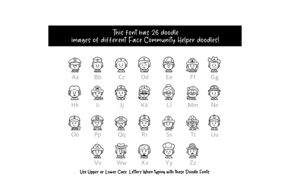 Face Community Helper Font - Preview 1