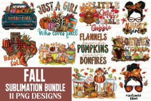 Fall Sublimation Png Bundle Graphic by MyBestArt · Creative Fabrica