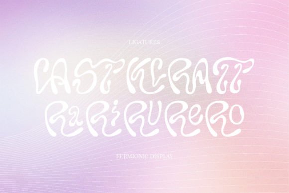 Fermionic Font - Preview 6