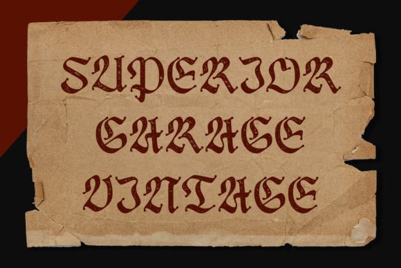 Forsaken Font - Preview 1