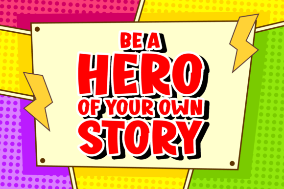 Global Heroes Font PNG with transparent background - Preview 1