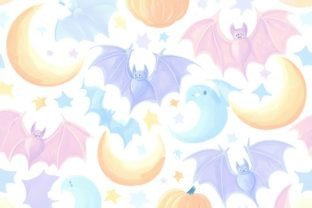 Halloween Pastel Pattern Graphic by Sun Sublimation · Creative Fabrica