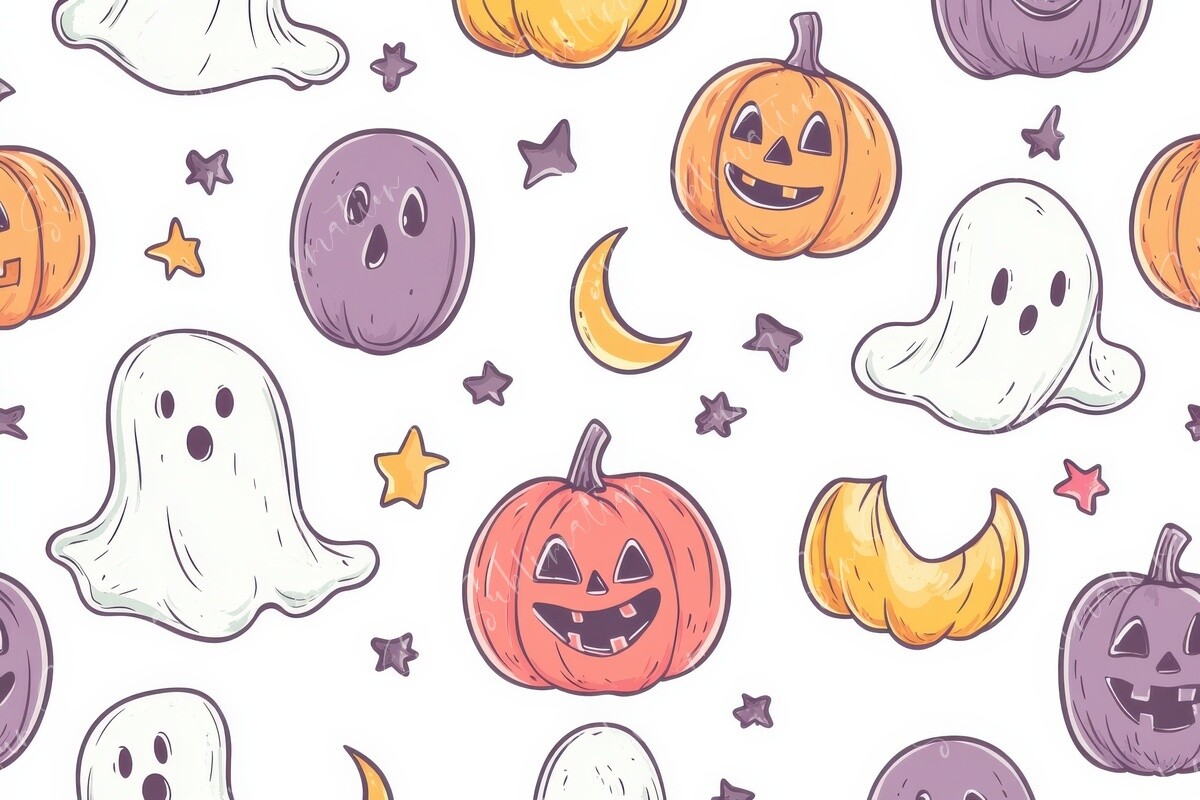 Halloween Pattern Graphic by Sun Sublimation · Creative Fabrica