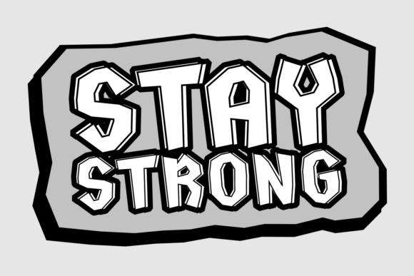 Rebro Strom Font PNG with transparent background - Preview 2