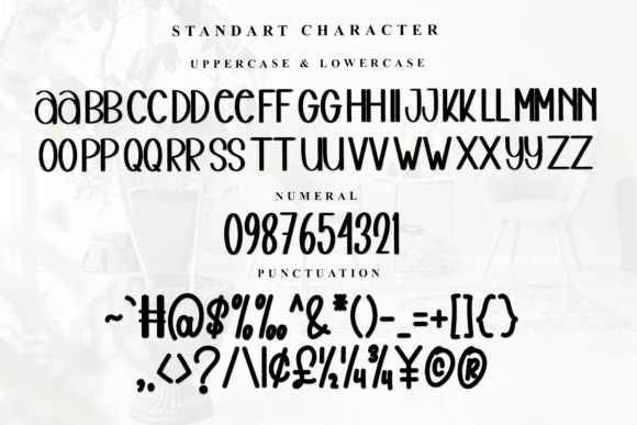 Santa Coffee Font PNG with transparent background - Preview 4