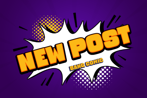 Smooth Comics Font PNG with transparent background - Preview 2