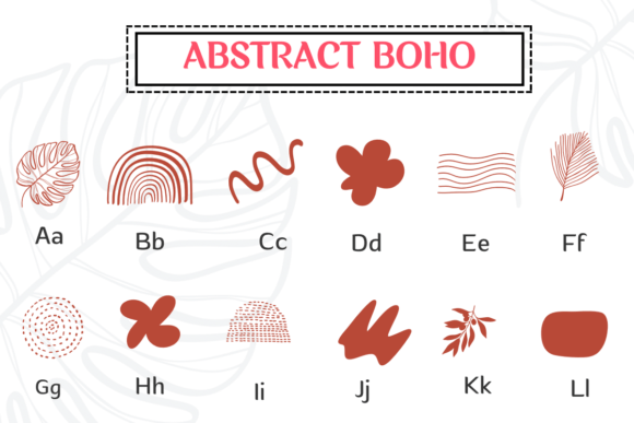 Abstract Boho Font - Preview 1
