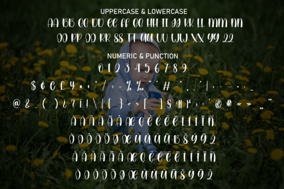 Baby Flower Font - Preview 6