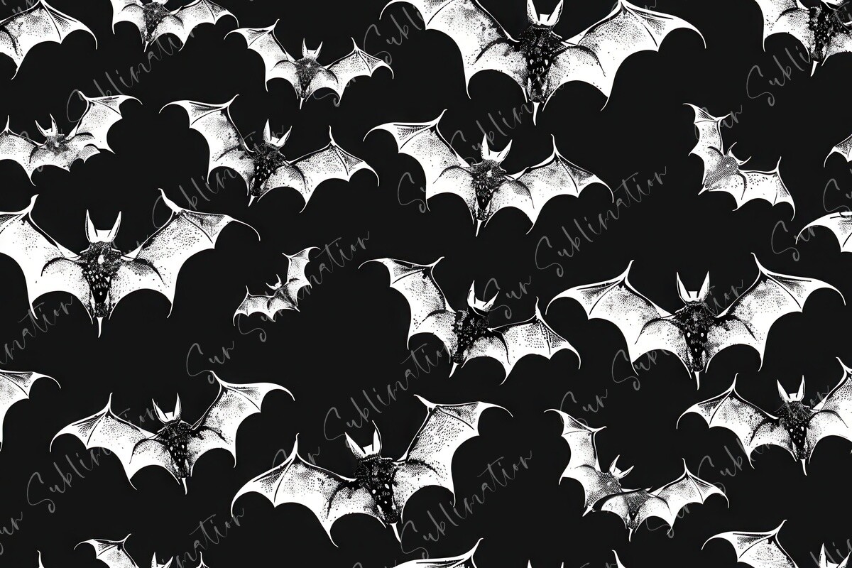 Bats in Flight Seamless Pattern Graphic by Sun Sublimation · Creative ...